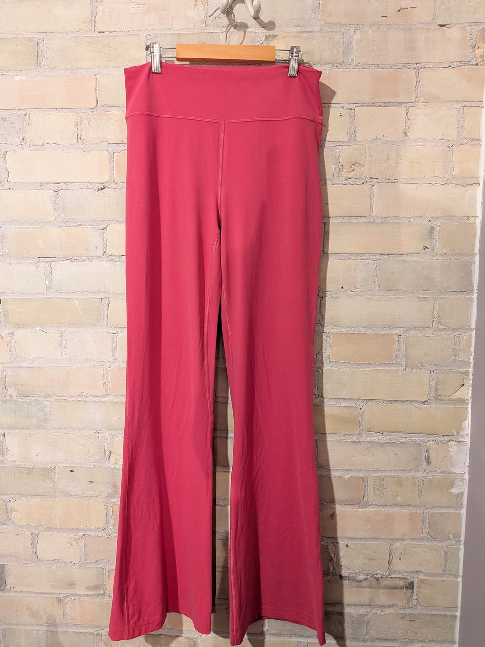 Lululemon High-Rise Flared Yoga Pants Pink